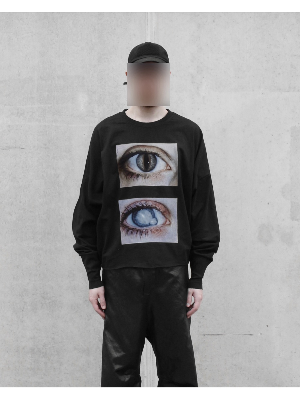 Street Fashion For 2026 - Atasan Serbaguna Lengan Panjang Motif Mata