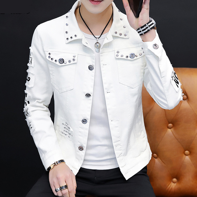 Street Fashion Jeans Men - Jaket Denim Paku Keling Pria Musim