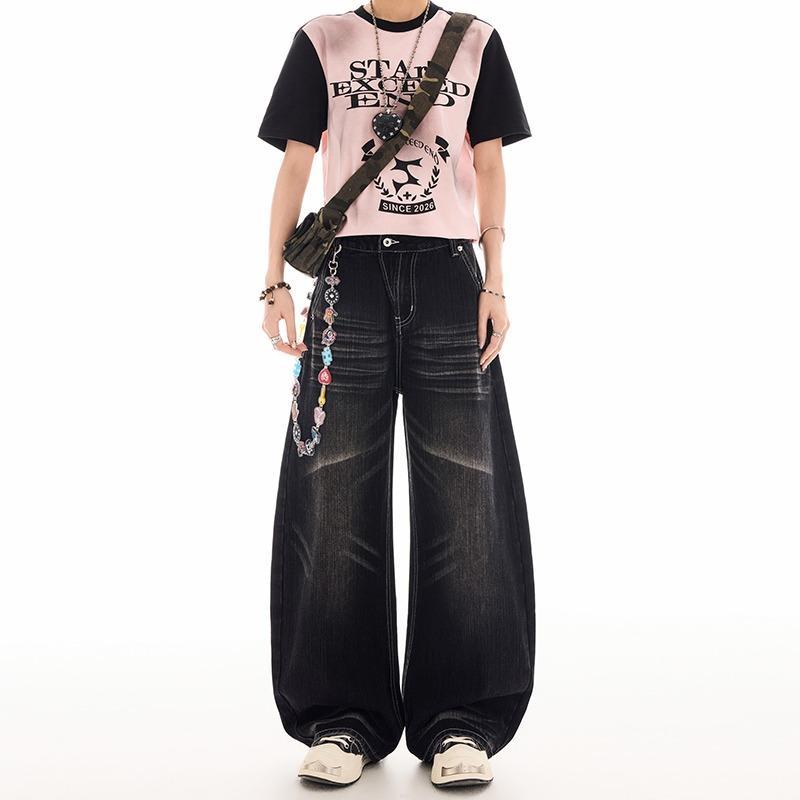 Street Fashion Jeans Men - Celana Jeans Biru Vintage Model Lurus