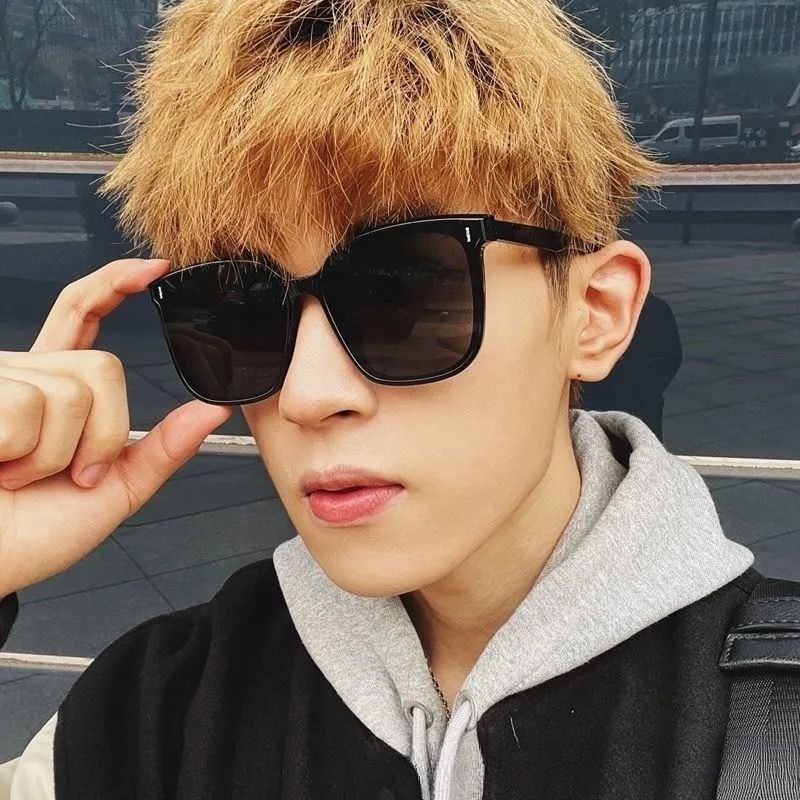 Kacamata Hitam Fashion Square  - Street Fashion Glasses ulasan dan harga