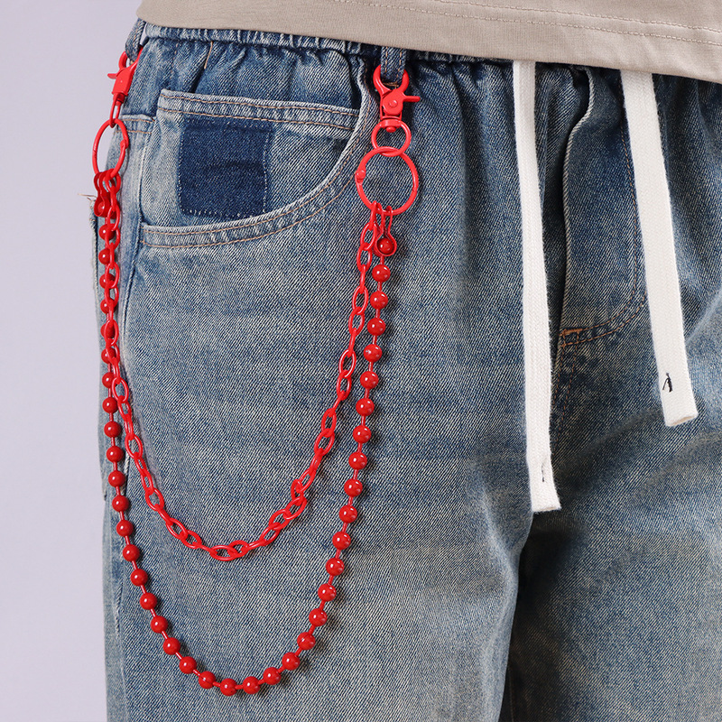 Rantai Celana Berlapis Banyak  - Street Fashion Girl ulasan dan harga