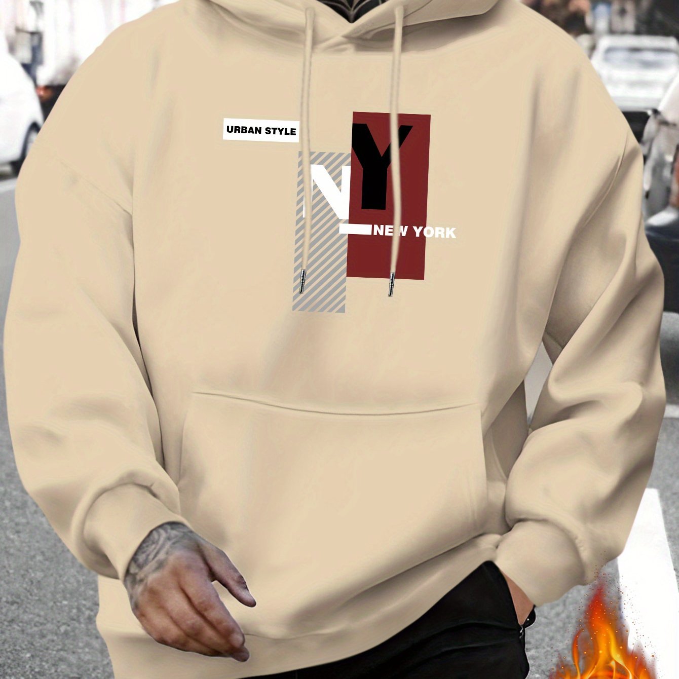 Sweatshirt kasual pria dan wan - Street Fashion Nyc ulasan dan harga