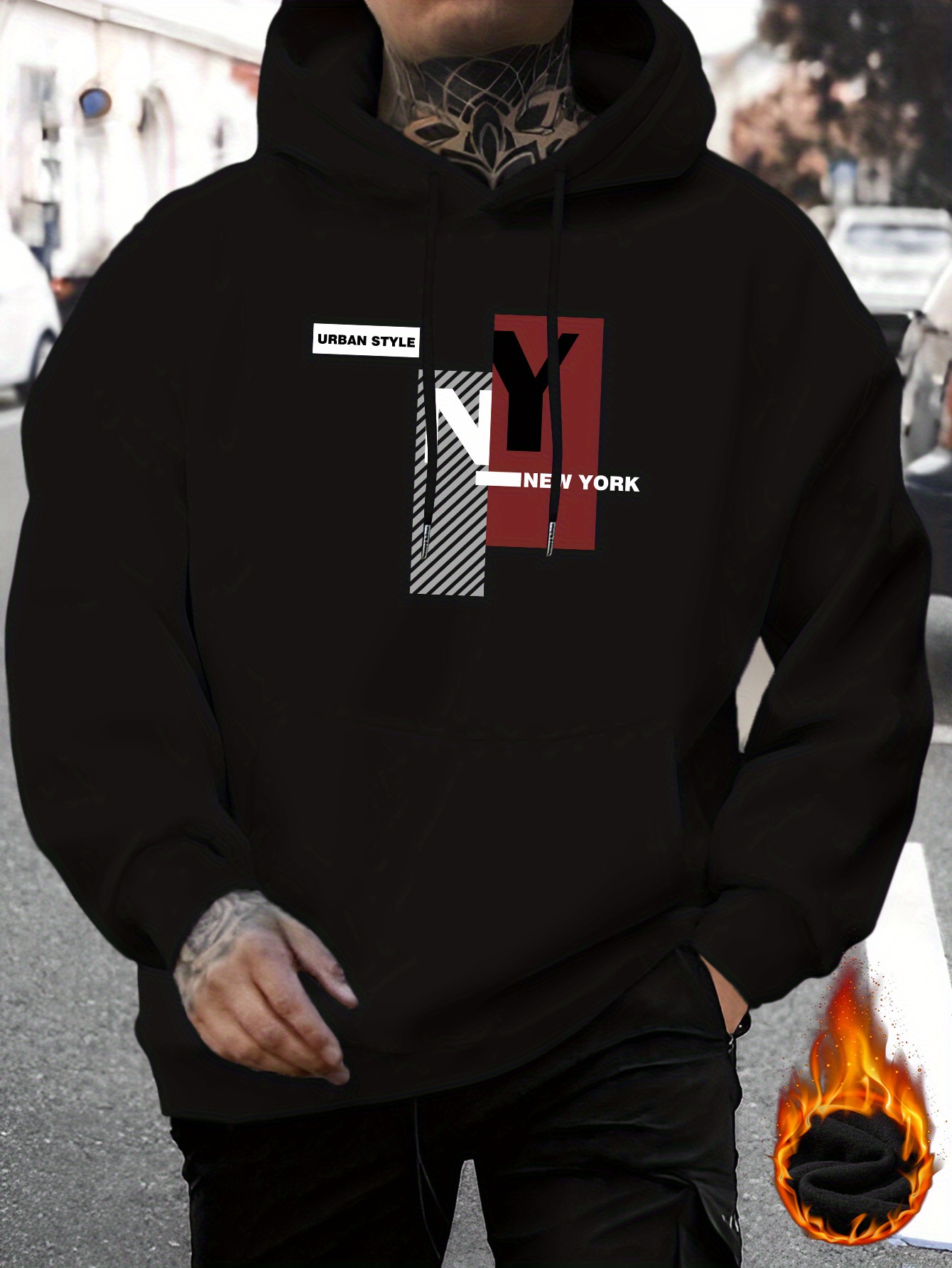Sweatshirt kasual pria dan wan - Street Fashion Nyc ulasan dan harga