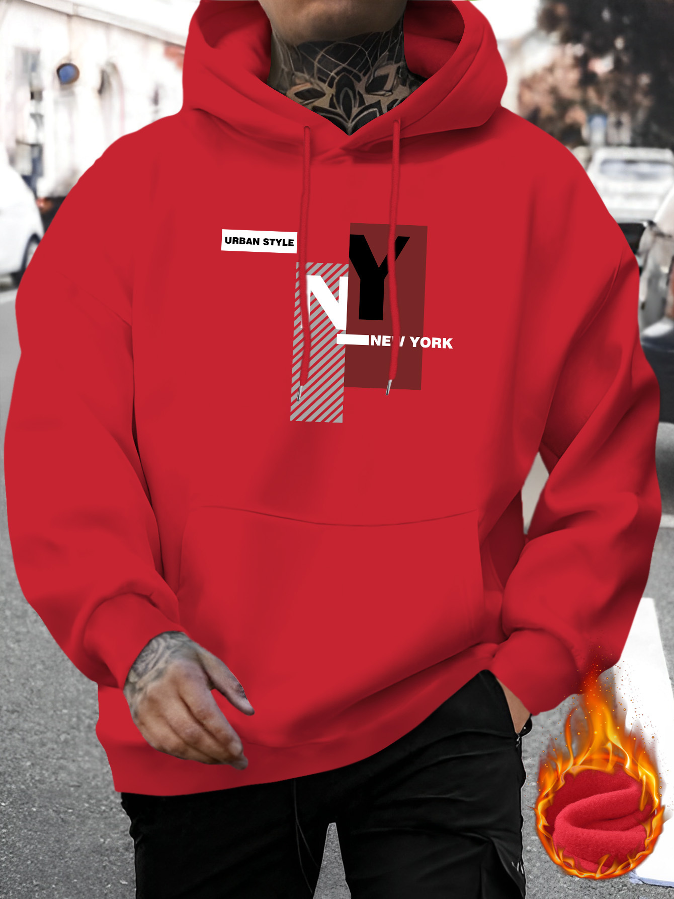 Sweatshirt kasual pria dan wan - Street Fashion Nyc ulasan dan harga