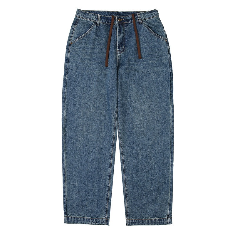 MAQVOB Jeans Trendi Merek Mewa - Street Fashion Jeans Men ulasan dan harga