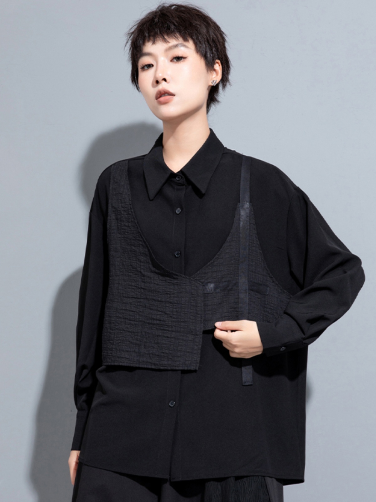 Kemeja Panjang yang Modis, Des - Street Fashion High End ulasan dan harga