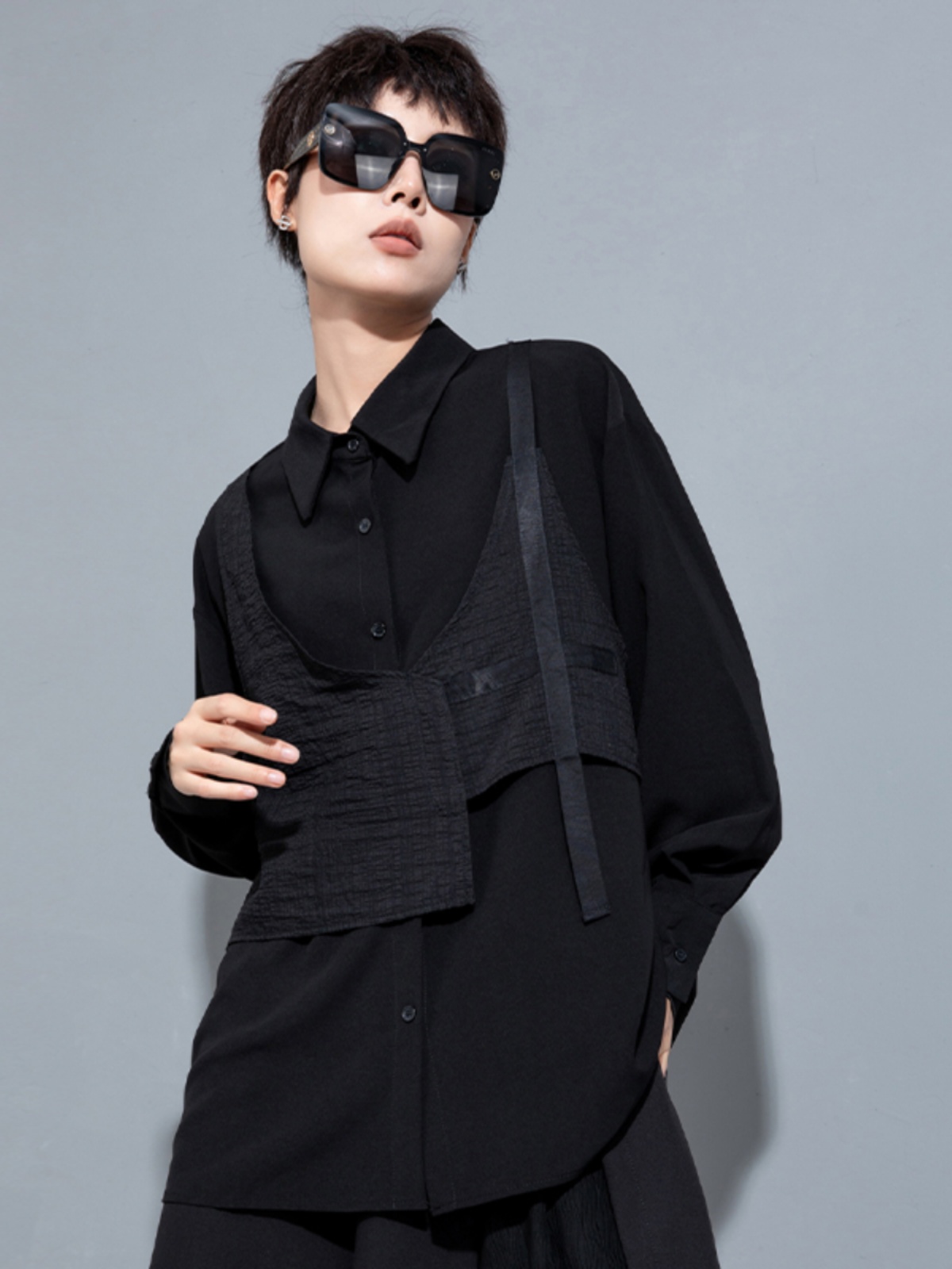 Kemeja Panjang yang Modis, Des - Street Fashion High End ulasan dan harga