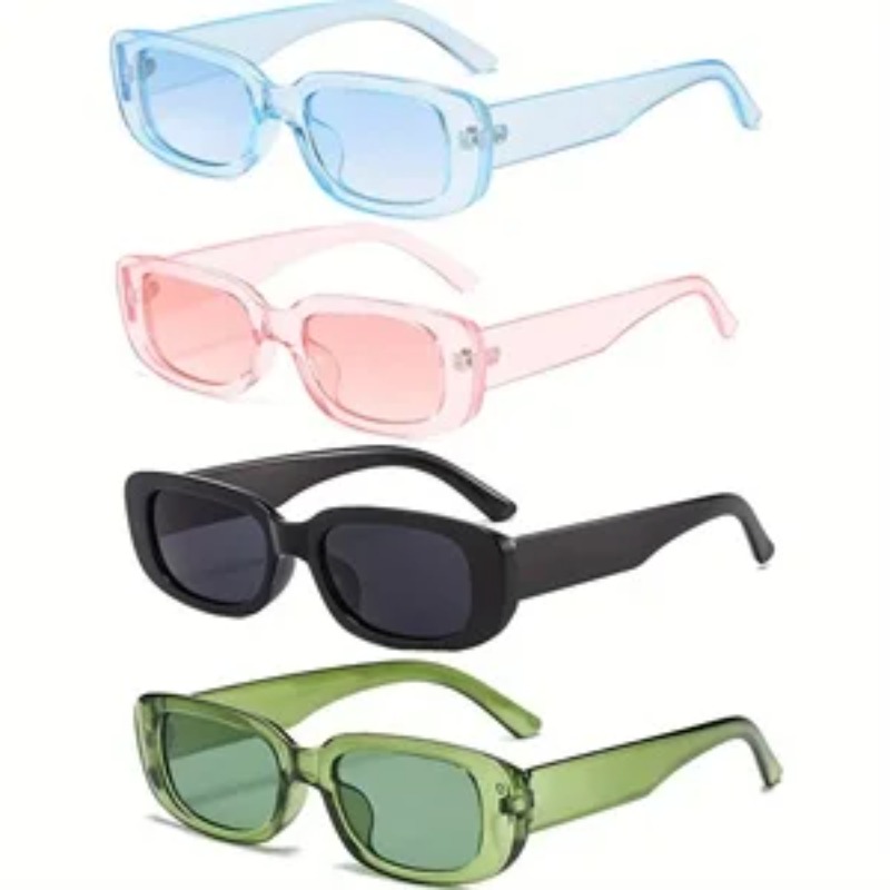 1/4 Buah Kacamata Hitam Perseg - Street Fashion Glasses ulasan dan harga