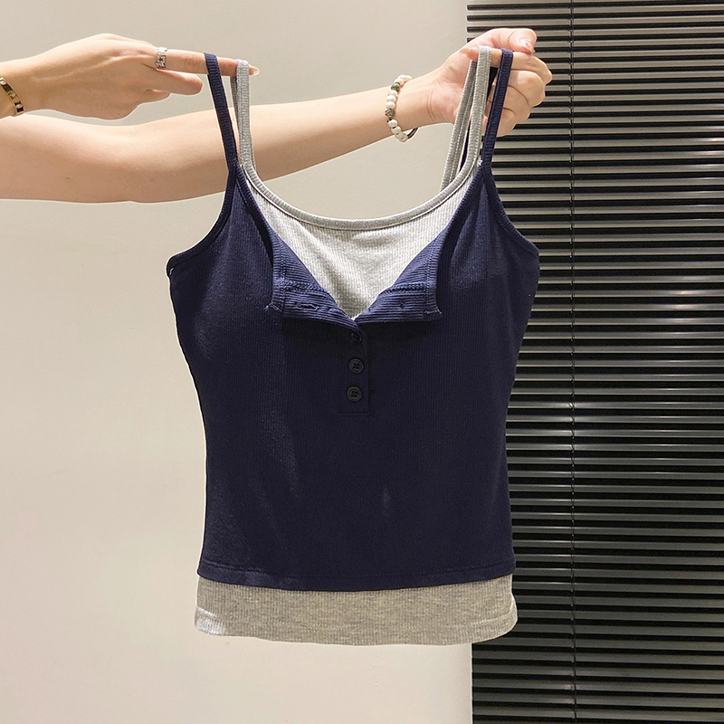 Atasan Wanita Model Dua Potong - Street Fashion Korean Girl ulasan dan harga