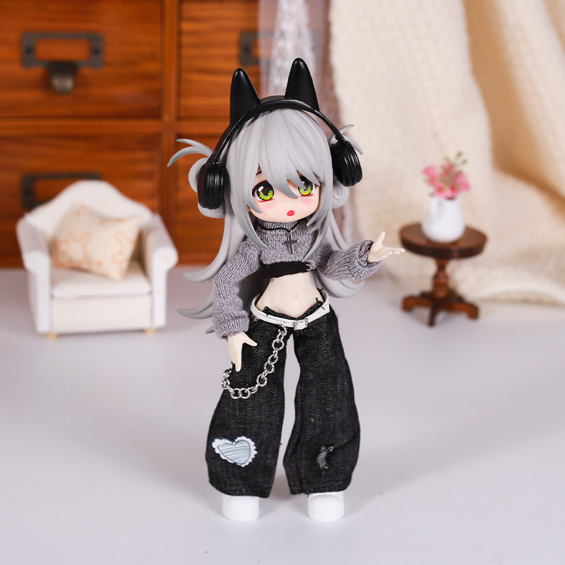 Pakaian Boneka Bjd Set Sweter  - Street Fashion Girl ulasan dan harga