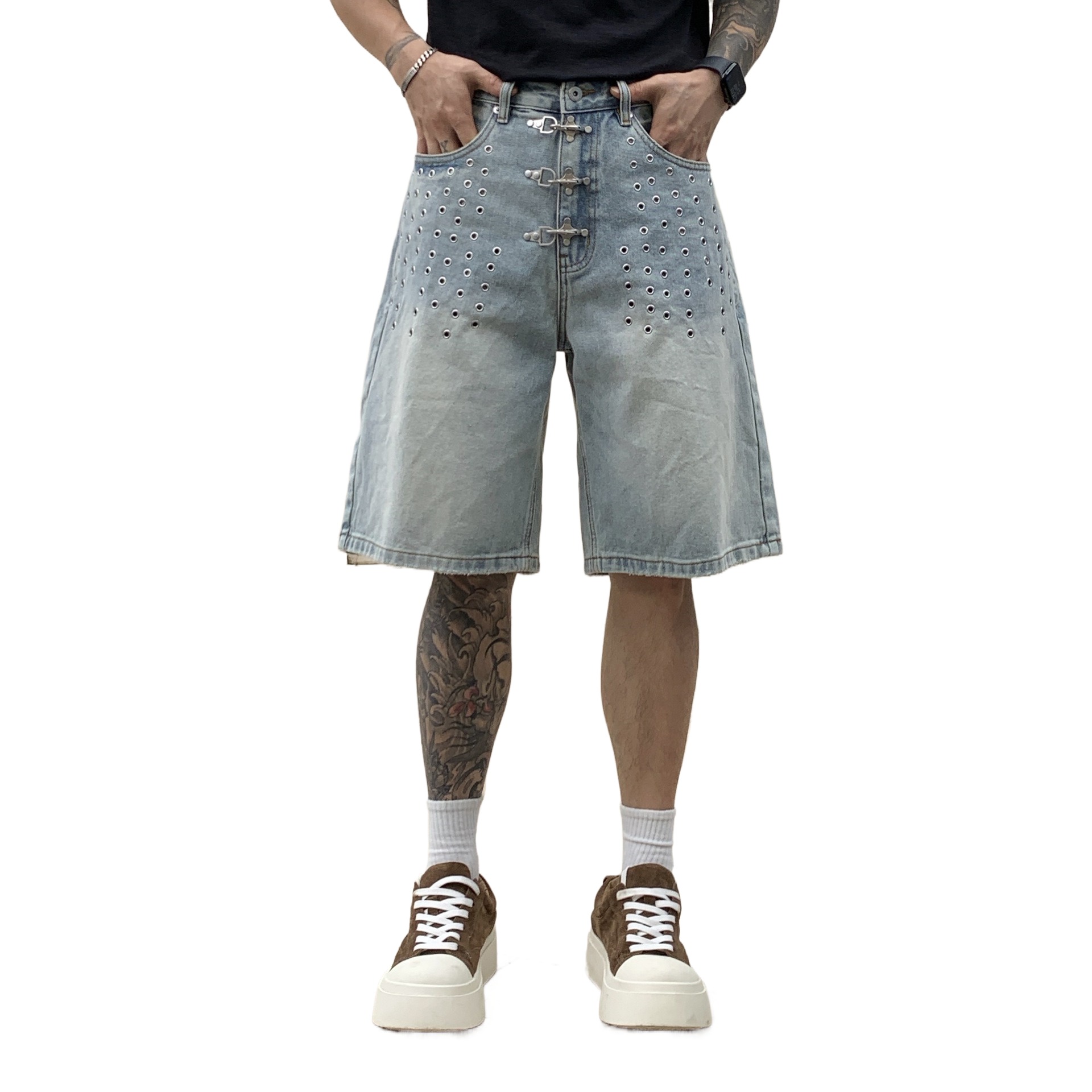 Celana Jeans Pendek Pria Model - Street Fashion Jeans Men ulasan dan harga
