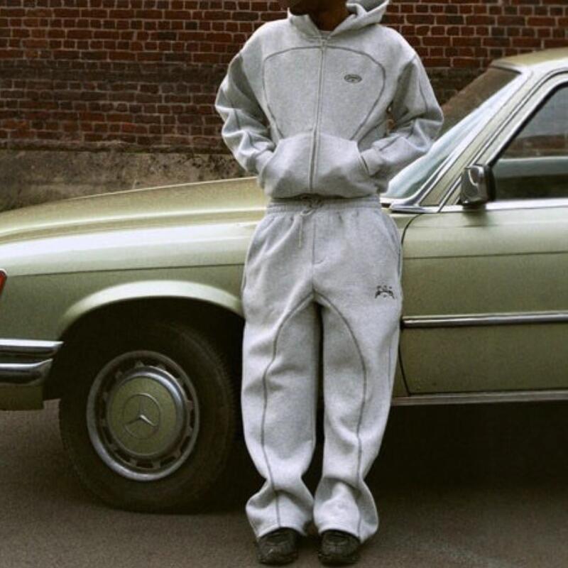 Set Hoodie Y2K Trendi Musim Se - Street Fashion Types ulasan dan harga