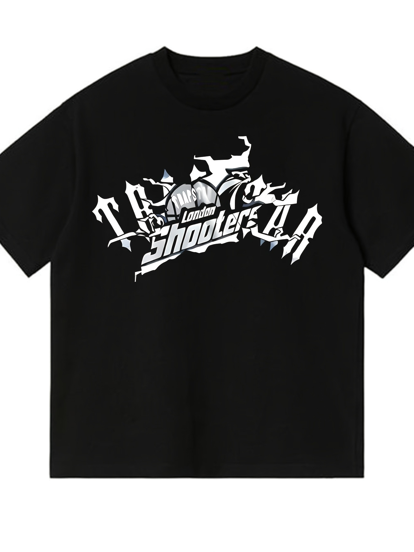Kaos Katun Hitam Baru 2026 den - Street Fashion London ulasan dan harga