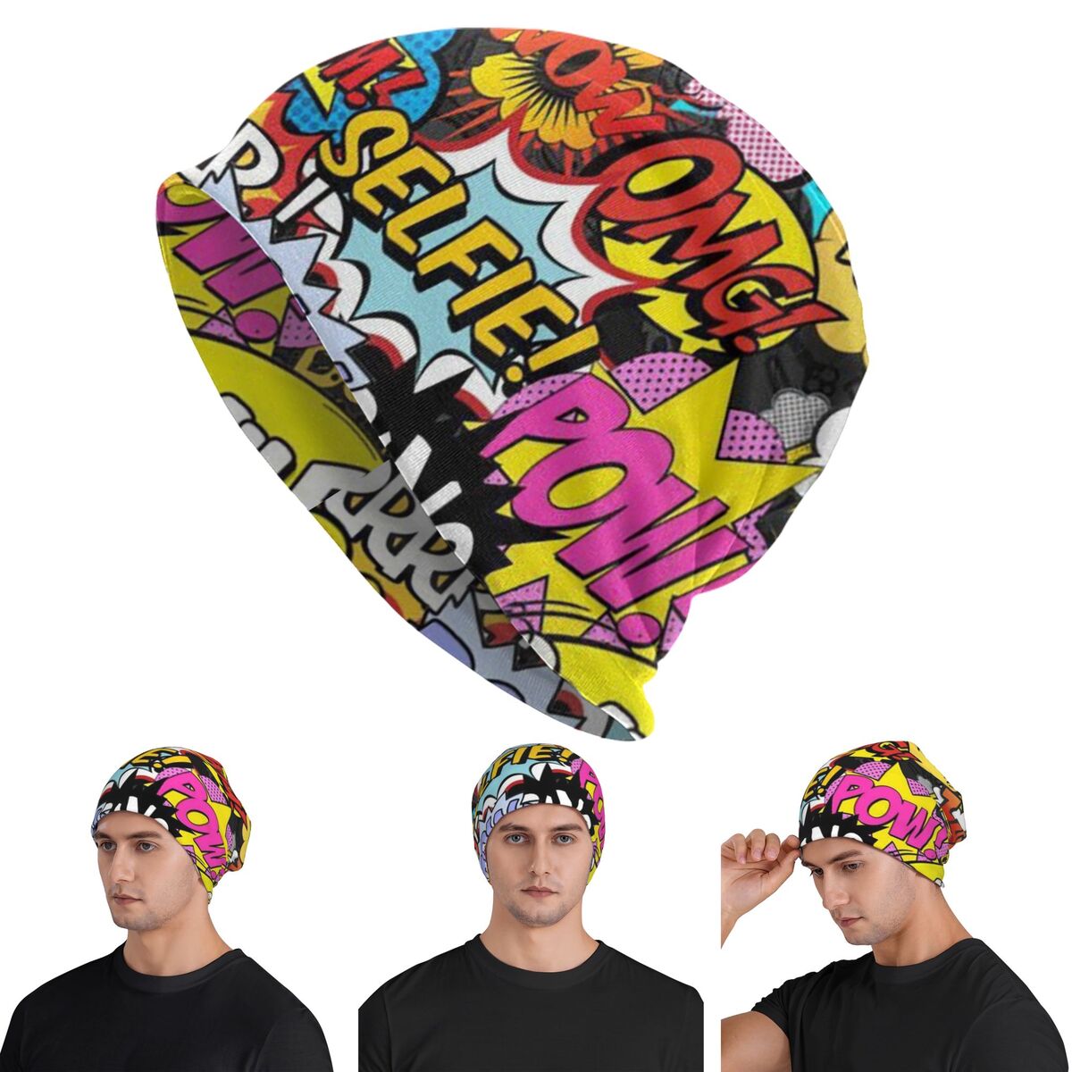 Topi Rajut Hangat Bergaya Graf - Street Fashion Graffiti ulasan dan harga