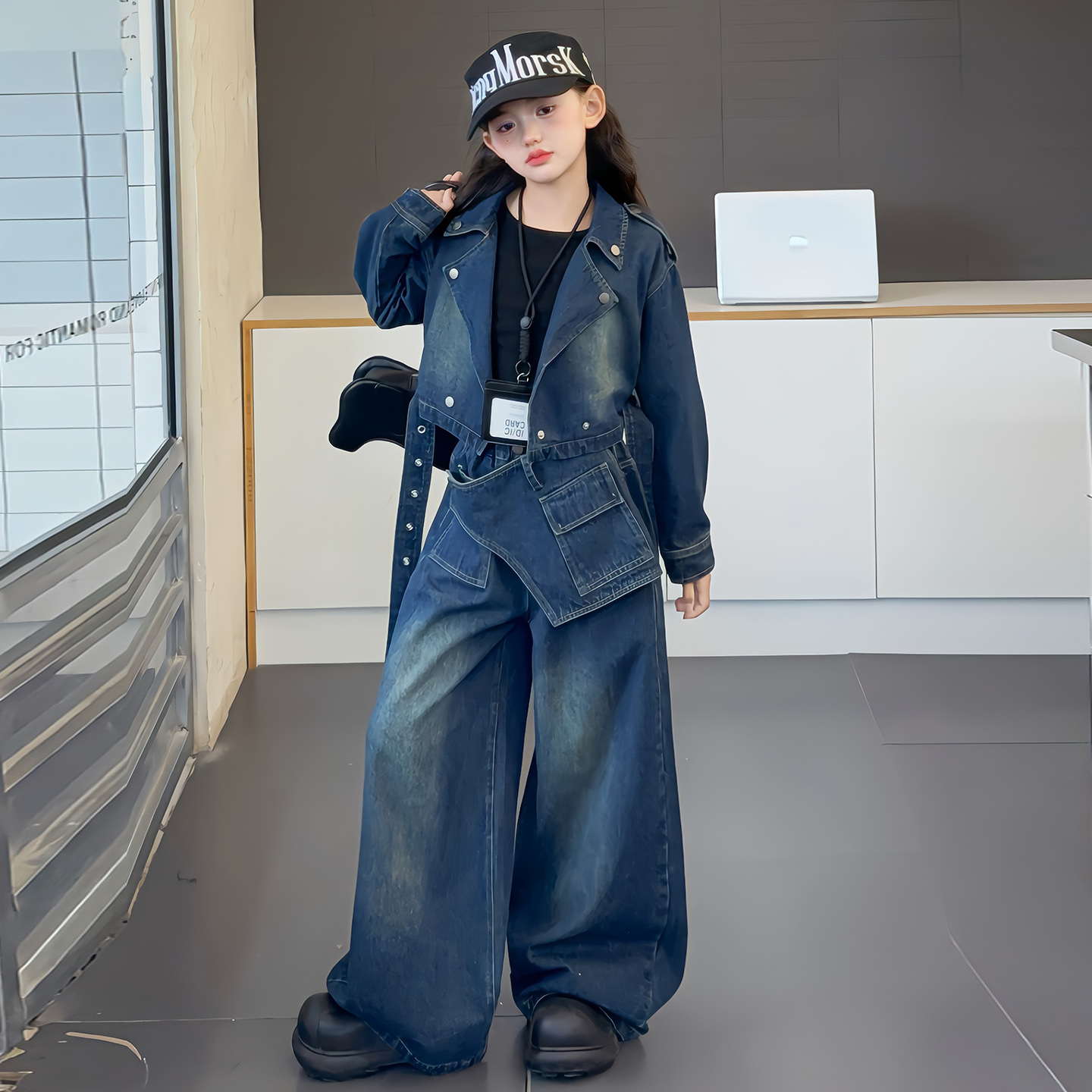 Set Pakaian Anak Perempuan Mus - Street Fashion Korean Girl ulasan dan harga