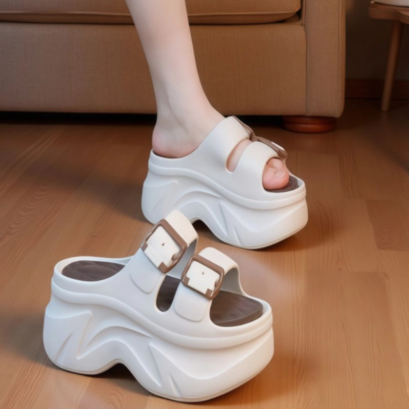 Sandal Platform Fashion Hak Ti - Street Fashion Girl ulasan dan harga