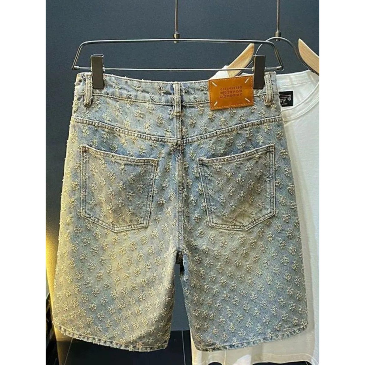 Celana Pendek Denim High Stree - Street Fashion Jeans Men ulasan dan harga