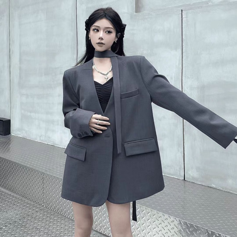 Jaket Blazer Wanita Elegan Des - Street Fashion High End ulasan dan harga