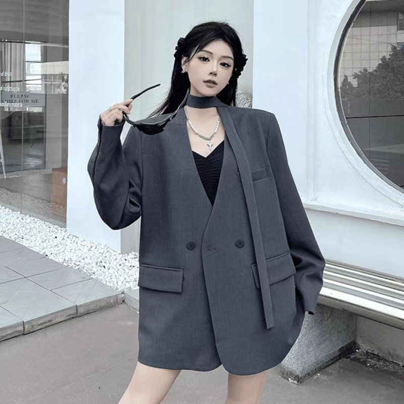 Jaket Blazer Wanita Elegan Des - Street Fashion High End ulasan dan harga