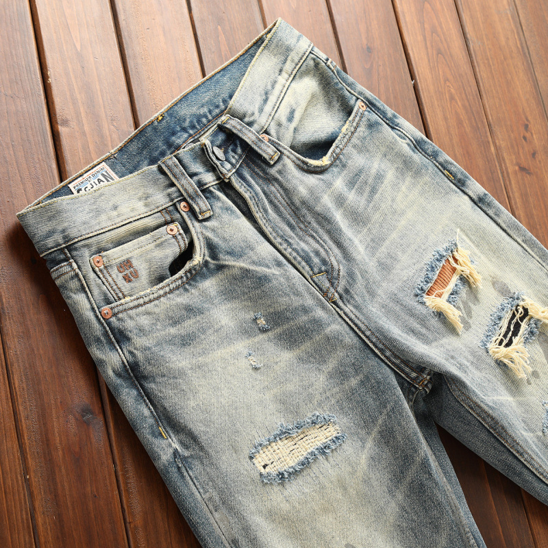 Celana Jeans Pria Heavyweight  - Street Fashion High End ulasan dan harga