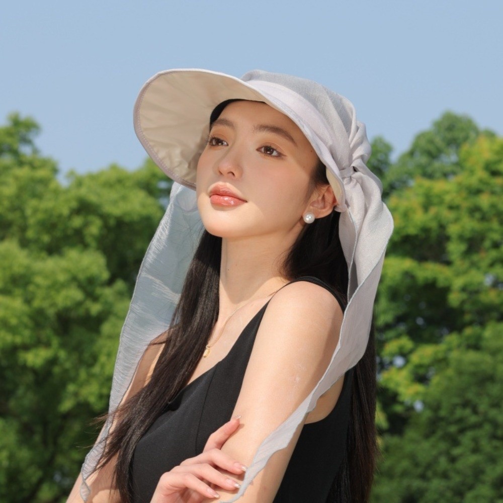 Topi Baseball Berhias Syal Gay - Street Fashion Korean Girl ulasan dan harga