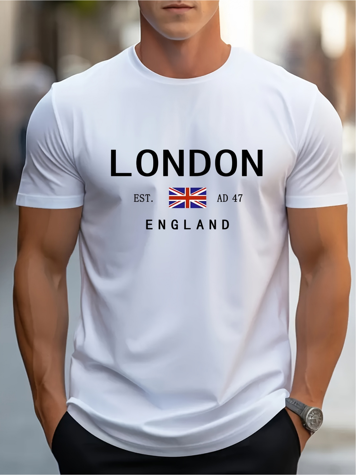 Kaus Pria Wanita Gambar Cetak  - Street Fashion London ulasan dan harga