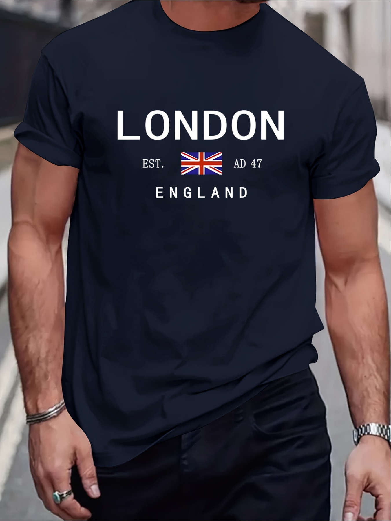 Kaus Pria Wanita Gambar Cetak  - Street Fashion London ulasan dan harga