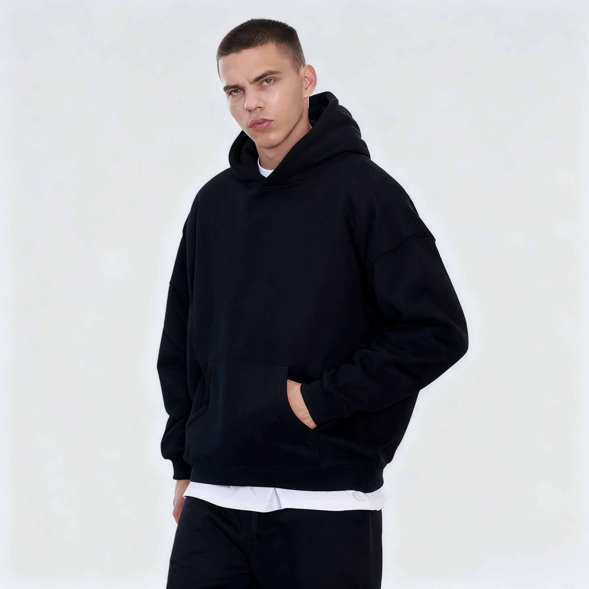 Hoodie Katun Murni Motif Evolu - Street Fashion Evolution ulasan dan harga