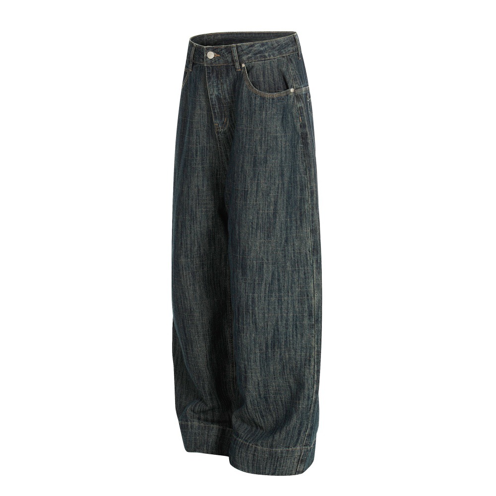 Celana Jeans Lurus Kasual Retr - Street Fashion Jeans Men ulasan dan harga