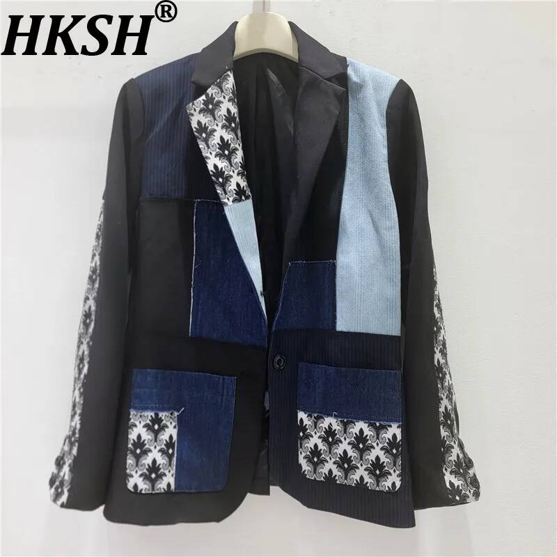 HKSH Blazer Wanita Gaya Korea  - Street Fashion High End ulasan dan harga