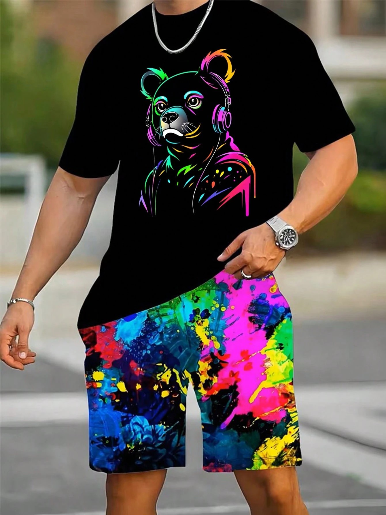 Setelan Kaos Pendek dan Celana - Street Fashion For 2026 ulasan dan harga