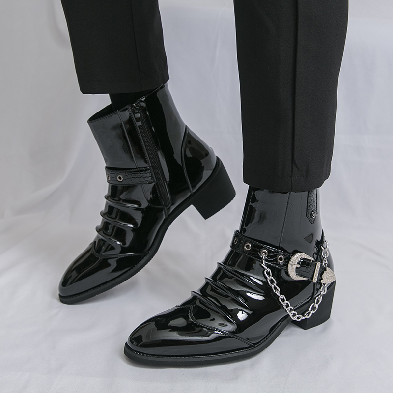 Sepatu Bot Kasual Pria High To - Street Fashion High End ulasan dan harga